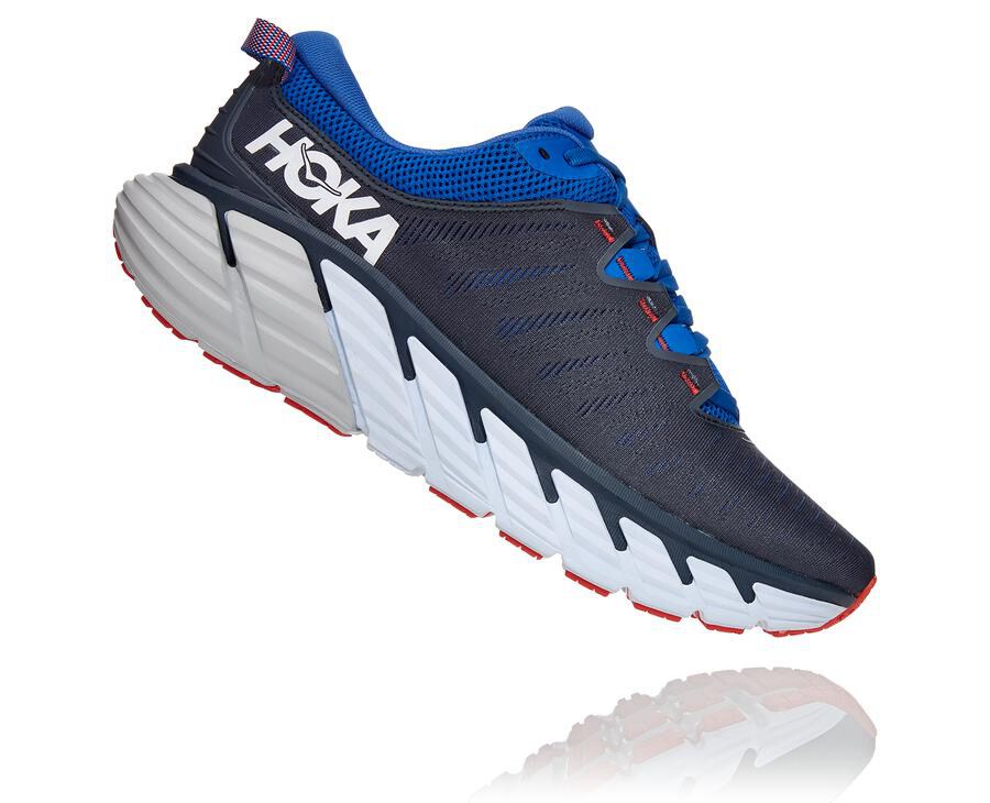 Hoka One One Tenisky Panske Čierne/Modre - Gaviota 3 - 84029-YUPQ